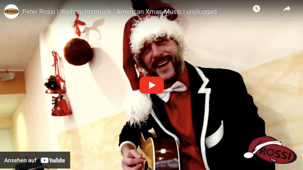 singender Weihnachtsmann | Weihnachtsmusik | Weihnachtsfeier | christmas music | live | buchen | mieten